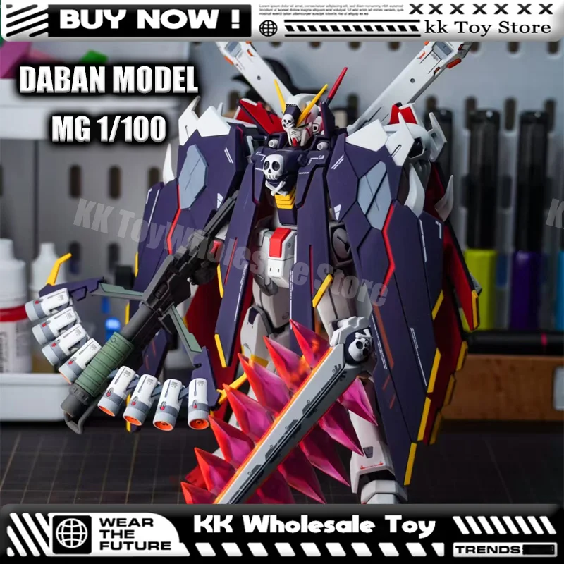 

New DABAN 6644 MG 1/100 XM-X1 Crossbone X-1 Full Cloth Assembly Model Kits Plastic skeleton Action Figure Robot Plastic Model