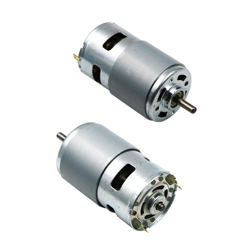 DC12-24V 775 795 895 มอเตอร์ความเร็วสูงแรงบิดขนาดใหญ่มอเตอร์แบริ่งบอลคู่ Drop Shipping