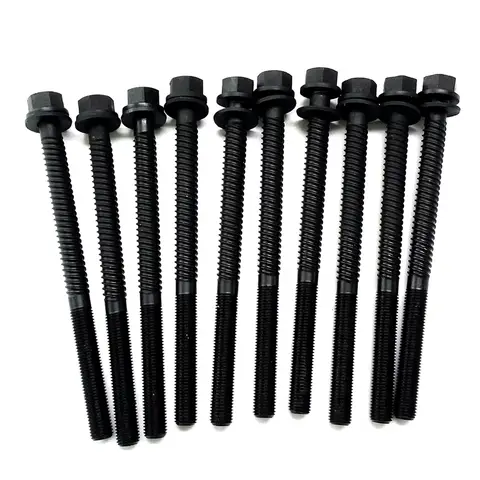 Engine Parts Cylinder Head Bolt Set Fit 1.5 1.6 L For 88-95 Honda CRX Civic D15B6 D15B7 D16A2 D16A6 1.5L 1.6L L4 GAS HS9915PT 10 best sales honda d15b7 - №5