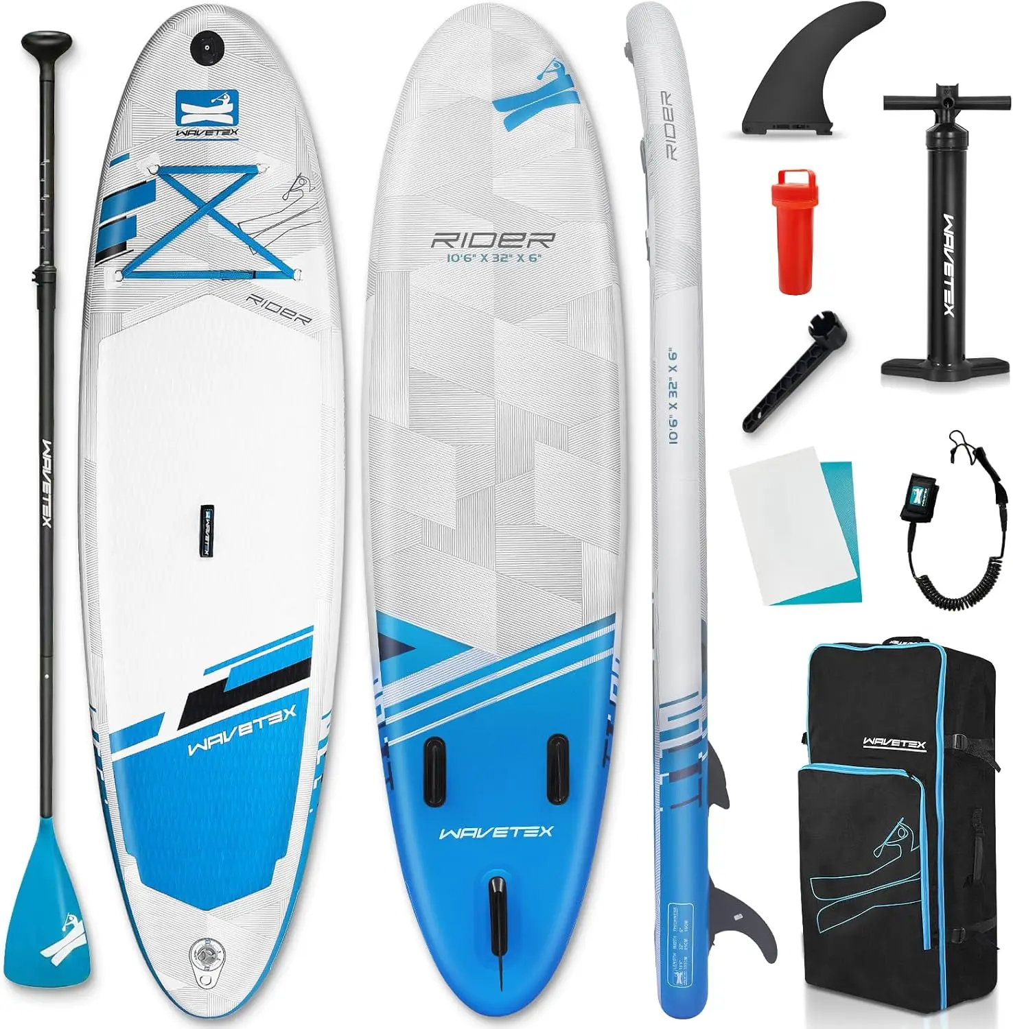 Inflatable Paddle Board, SUP with Camera Seat, Wide Stance, Ultra-Light 17.4lbs, Backpack, Pump, 3 Fins for Adults & Youth