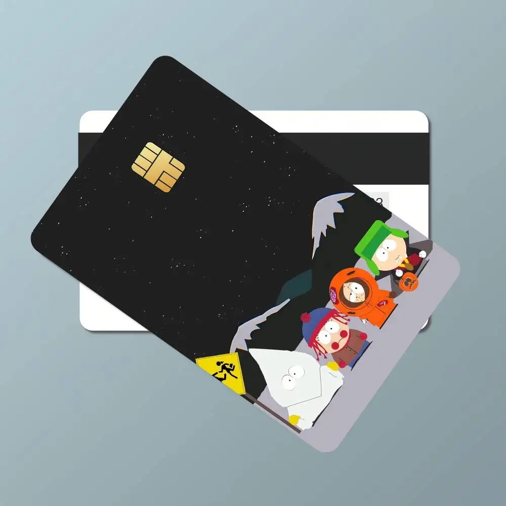 Cartoon S-South Park Credit Card Skin Stickers for Bank Card Bus Metro Card Sticker Waterproof Gift