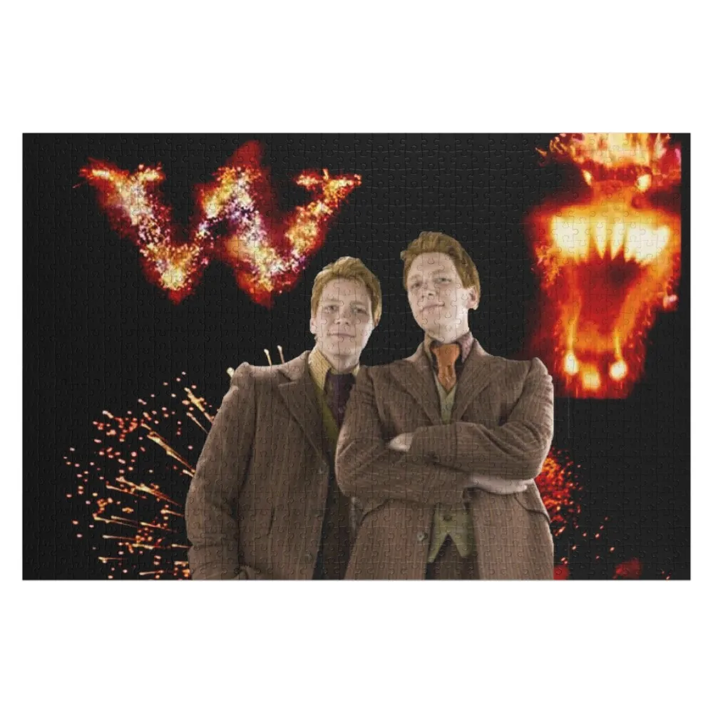Fred and George Weasley Jigsaw Puzzle Jigsaw For Kids For Children Jigsaw Custom Puzzle