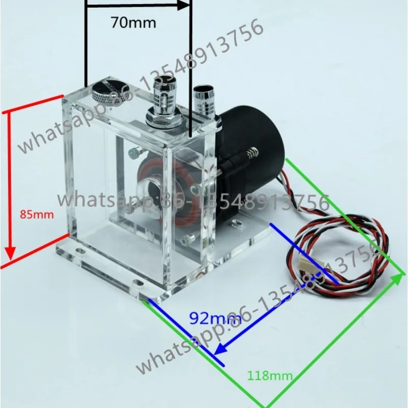 

Промышленный прибор PUB-ST600, водяное охлаждение компьютера, бесшумный большой расход, встроенный водяной насос резервуара для воды