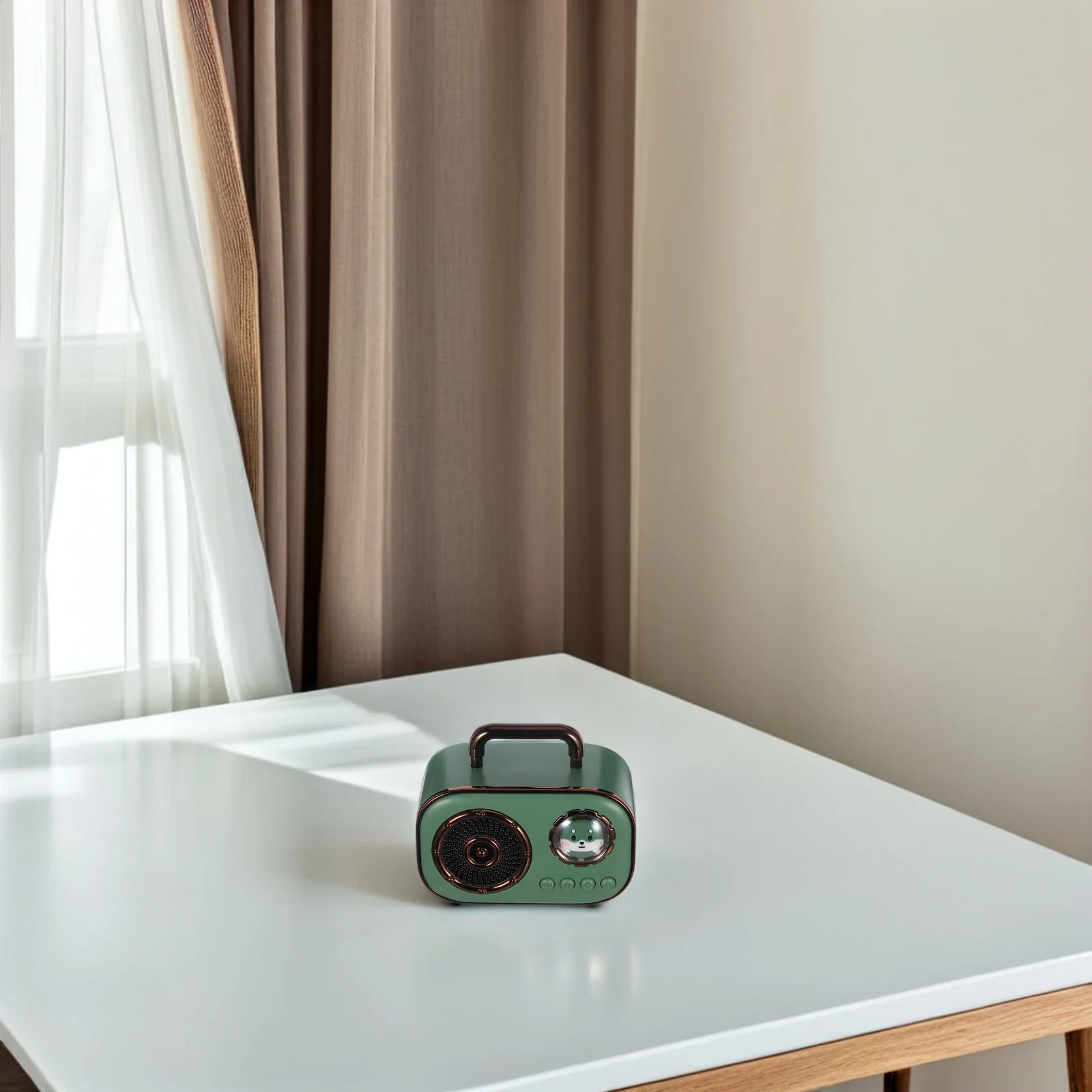 

Space Capsule Speaker ° Surround Sound Portable Mini Speaker For Bedroom Office Outdoor Home Travel Use