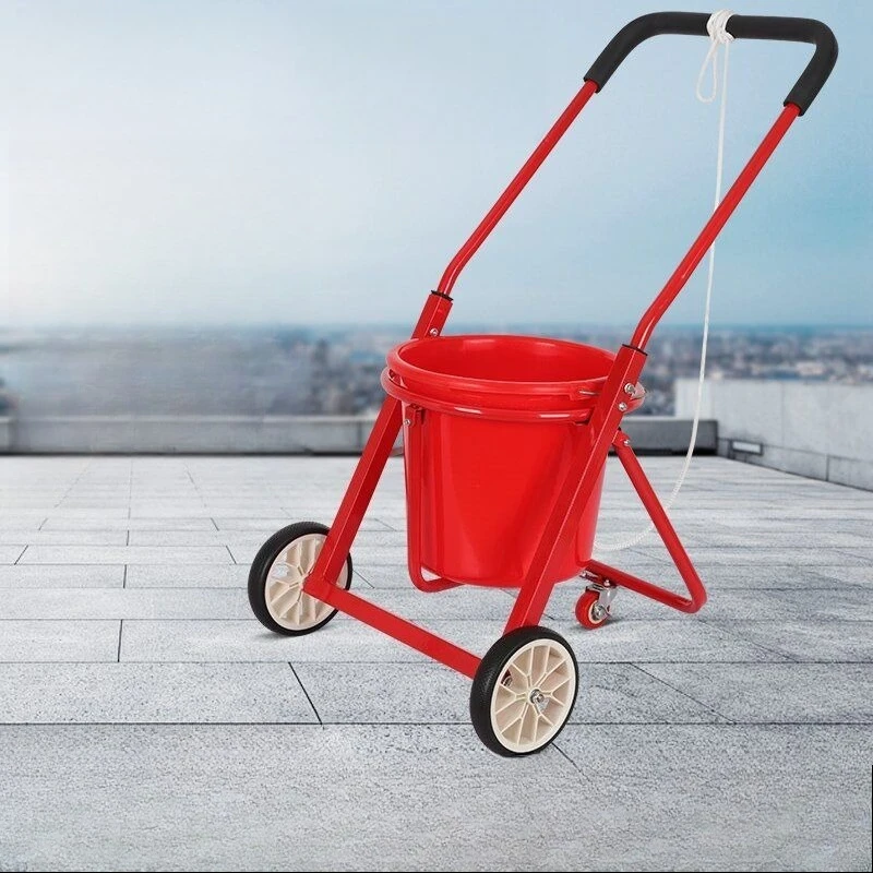 

Automatic dirty water dumping cart, garbage bin, rural household, portable folding handcart, elderly