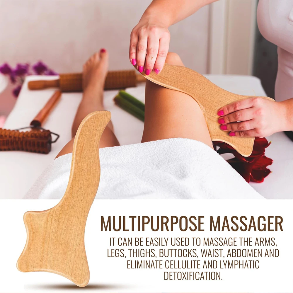 Luxuosas Ferramentas De Massagem Terapêutica Em Madeira, Kit Maderoterapia Natural, Body Sculpting, Massagem Muscular Relaxar, Drenagem Linfática