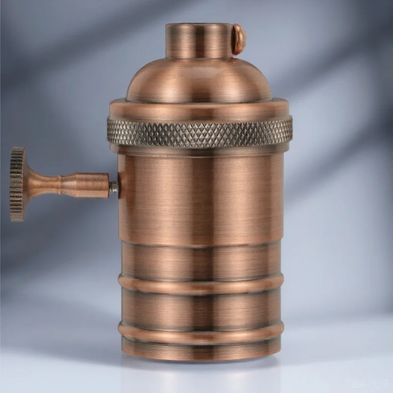 

Heat Resistant Light Holder Durable Lamp Sockets E27 Vintage Edison Bulb Compatible Industrial Appearance Decor
