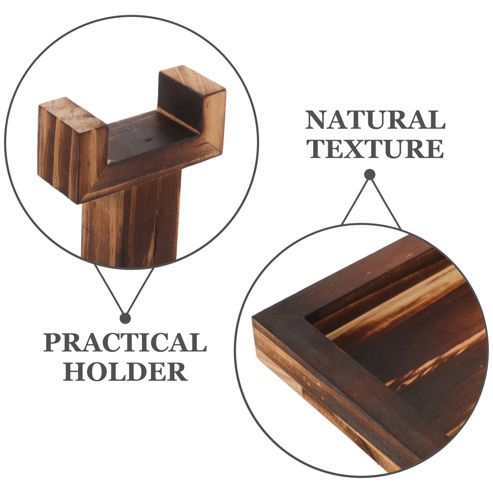 

Solid Wood Headset Holder Desktop Headphone Stand Gaming Storage Rack Organizer for Office Home Desktop Gaming