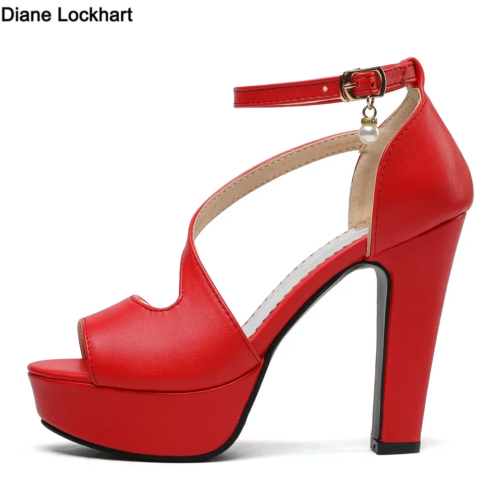 

Новинка 2023 года, женская обувь Sandalias Mujer Gladiator, женские сандалии большого размера 34–43, туфли-лодочки на высоком каблуке с пряжкой, сандалии на платформе Femmes