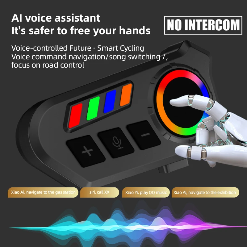 ipx8防水k06a-absバイクヘルメットヘッドセットcvcノイズキャンセリング自動応答長時間バッテリーステレオバイクヘッドホン