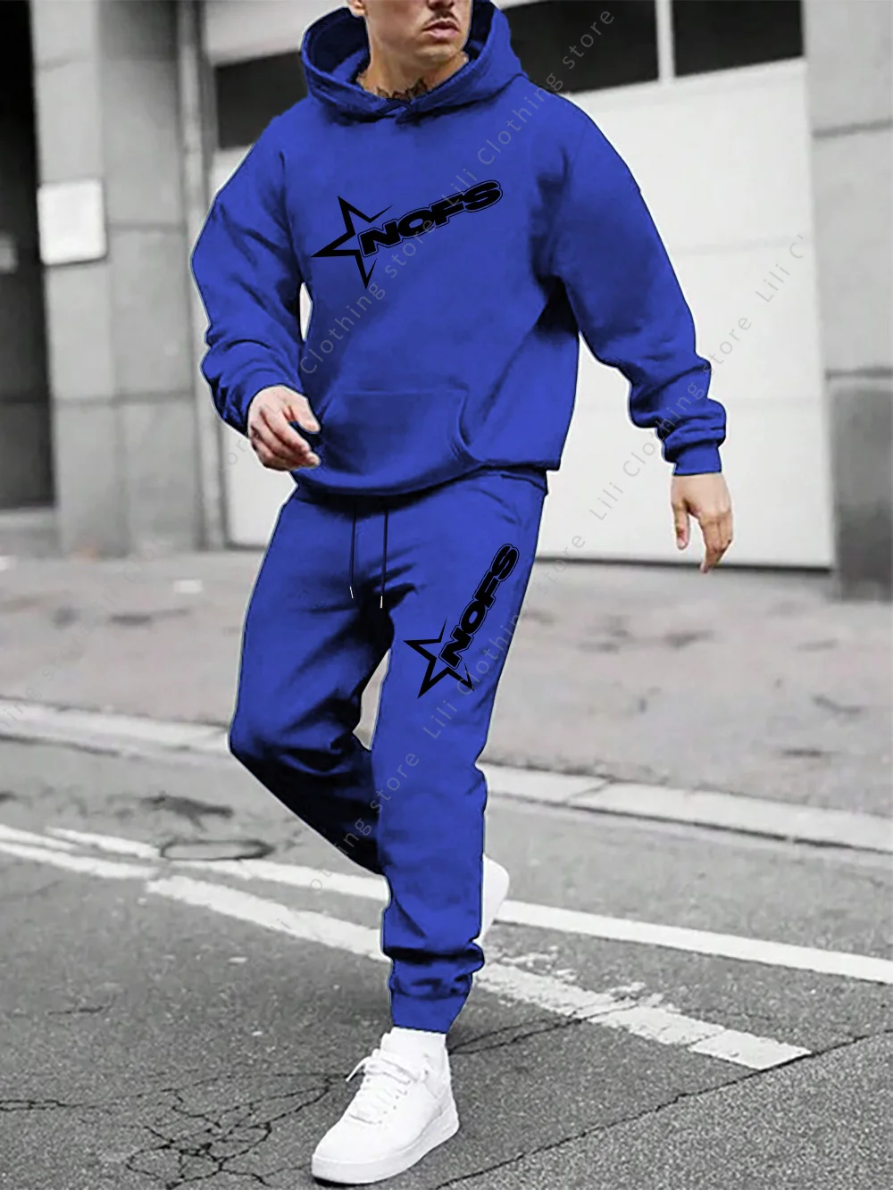 Men's Tracksuit Hoodies And Sweatpants 2 Piece Set Casual Letter Printed High quality 2025 Outfits Suit Sportwear Men Pants Sets