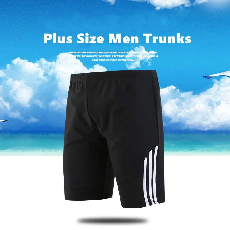 Plus Size Men's Swimming Beach Trunks135kg Bottoms Hot Spring Large Size Men Shorts Swimsuit for Man Sports Swim Wear