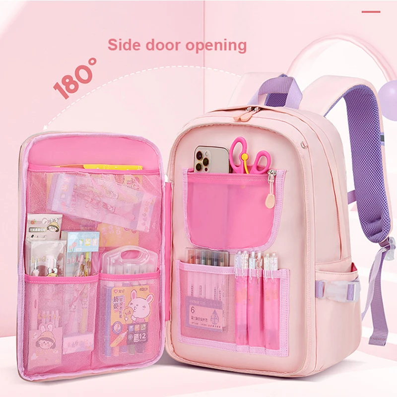 Nieuwe Kleine Meisjes Primaire Schooltas Leuke Rugzakken Voor Kinderen Satchel Kawaii Boek Sac Kids School Rugzak Groothandel Mochilas