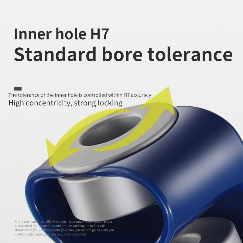 JXB 8-font coupling D39L56encoder coupling polyurethane TPU8-word flexible plastic elastic spring connector