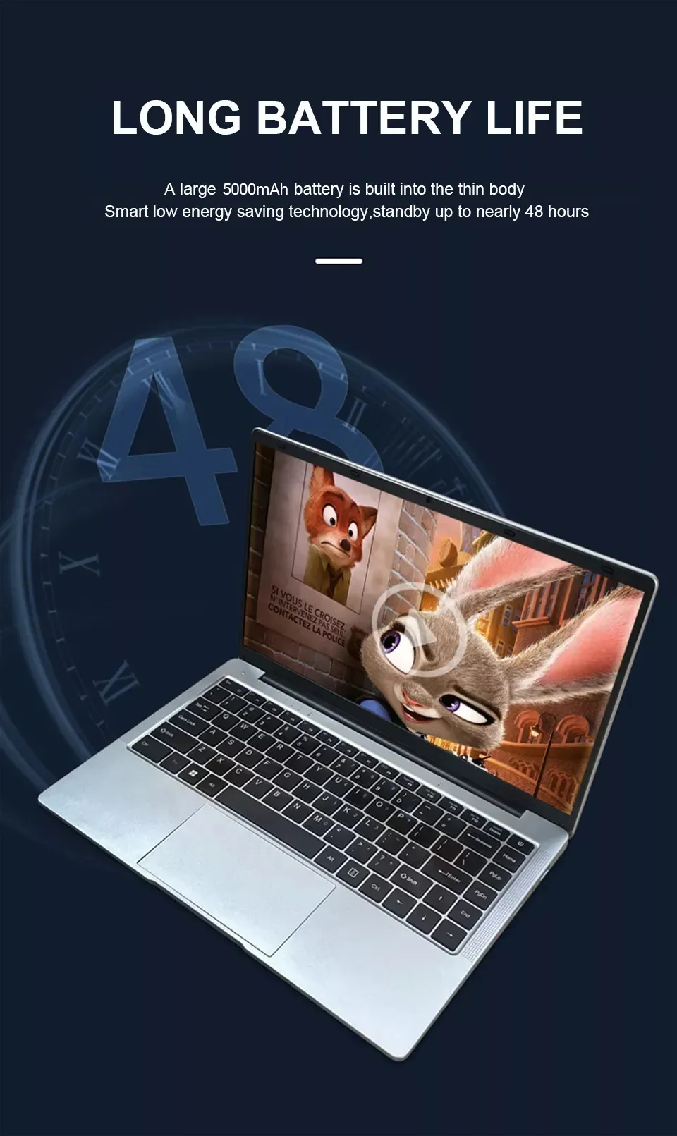 Xiaman Ultra Slim Windows 11 Laptop Computer 14.1" 12GB RAM 1TB 2TB SSD Intel A3950 Notebook 1920*1080 Office Study Computer PC