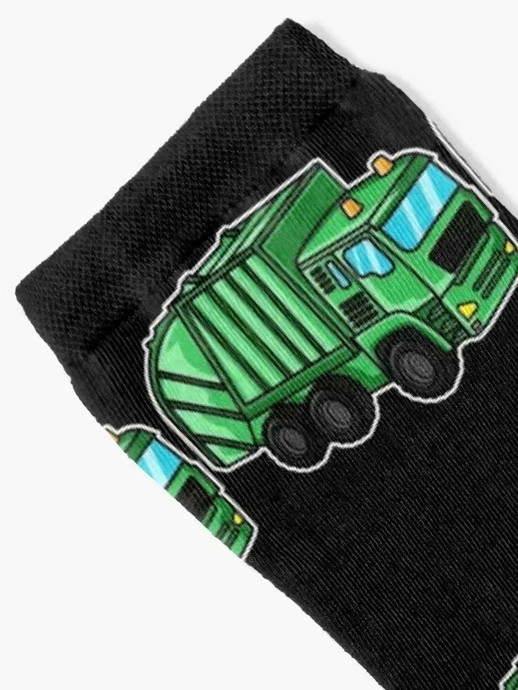 Garbage collection garbage truck gift idea children garbage man Socks floor christmas stocking new in's Socks Male Women's