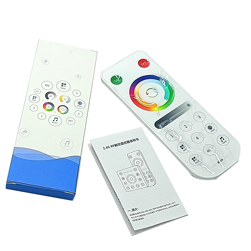 DC5V-24V RF touch LED controller SPI pixel RB1 RB2 RB3 RB4 WS2811 5050 3528 FCOB 2.4G remote control for use with Mijia APP