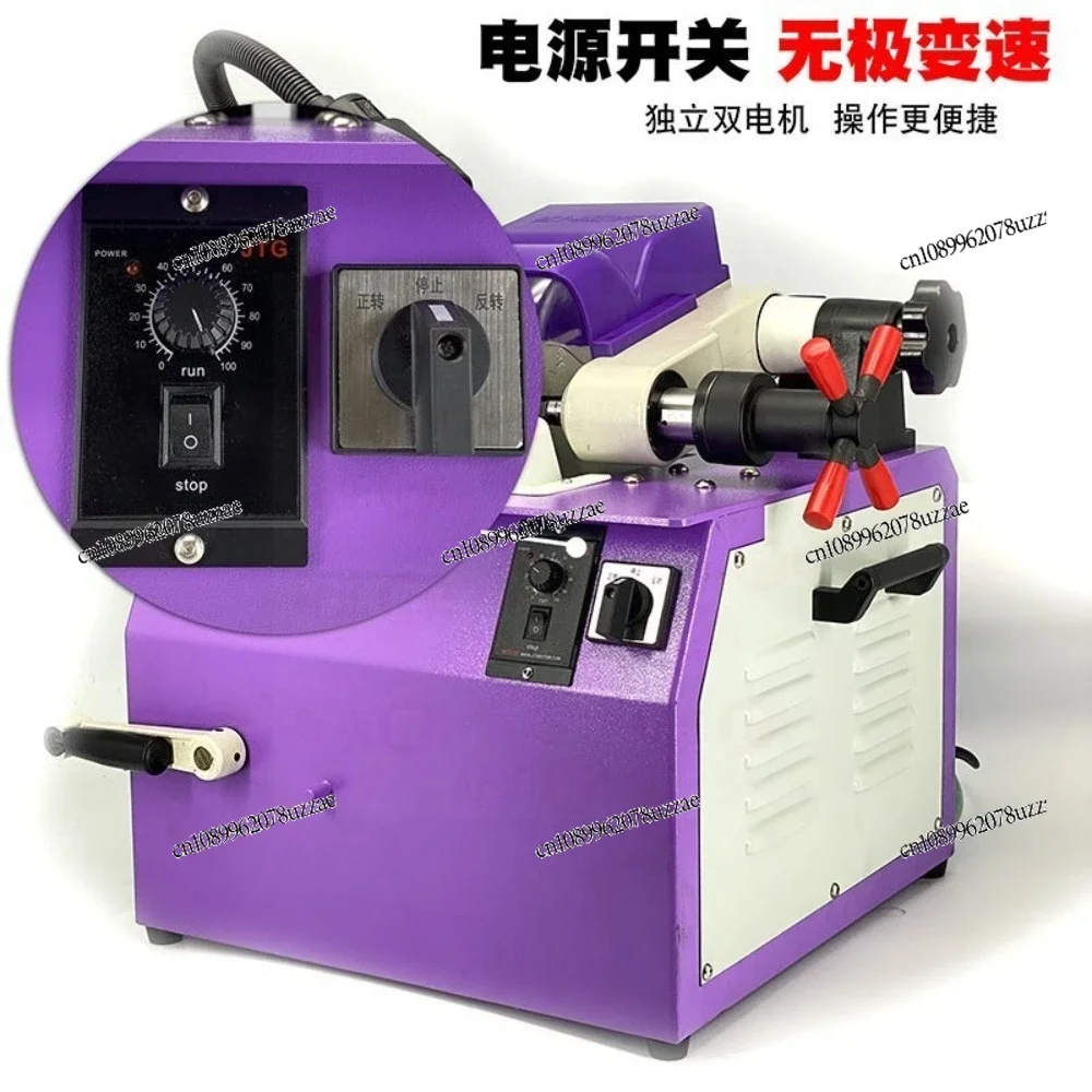 Water Cooling Bead Shaping Equipment Emery Grinding Disc Polishing Machine For Jade Bodhi Stone Processing
