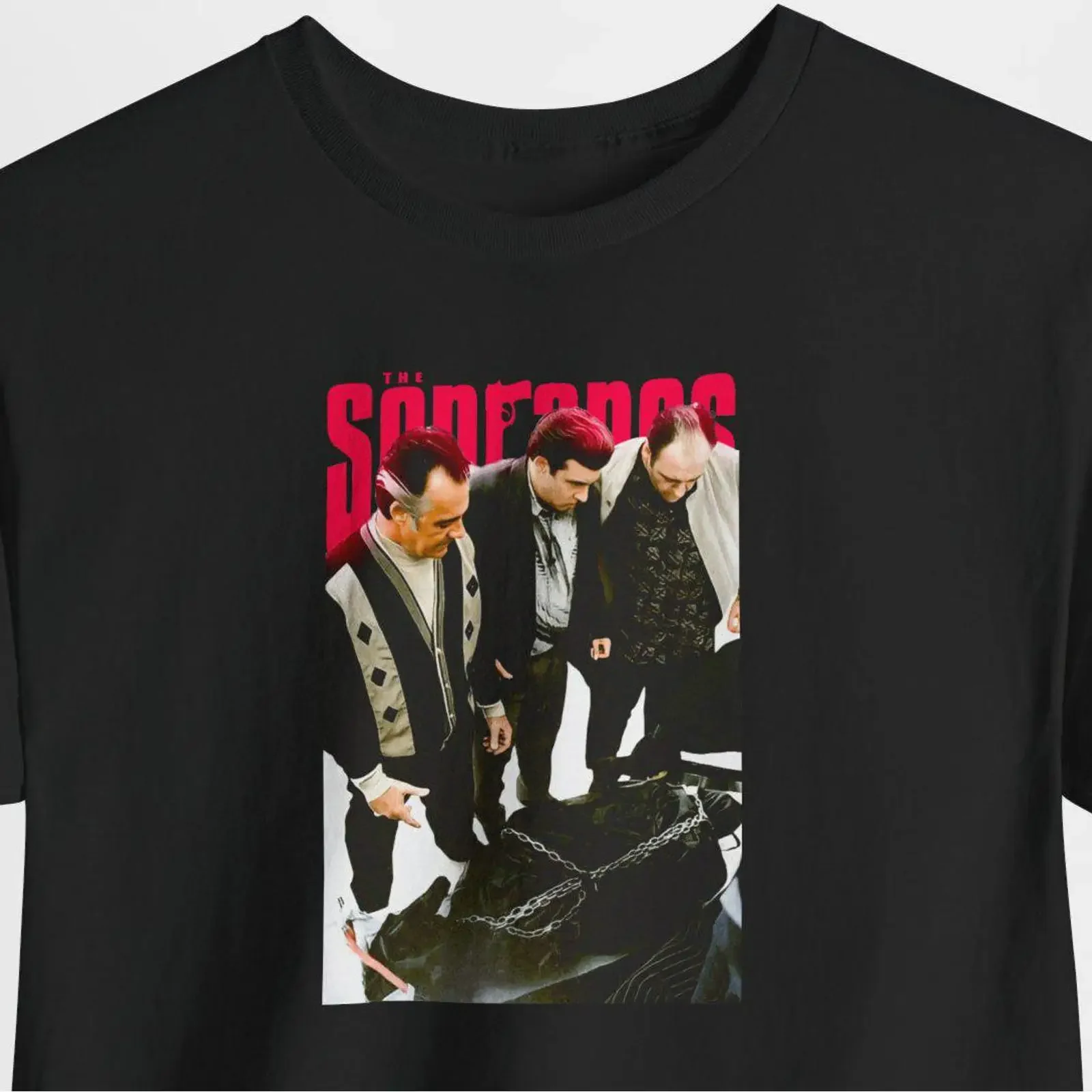 Camiseta de la Serie Clásica The Sopranos, Tony Soprano, Paulie Walnuts, Silvio, Christopher Pine, Estilo Casual Vintage Lavado