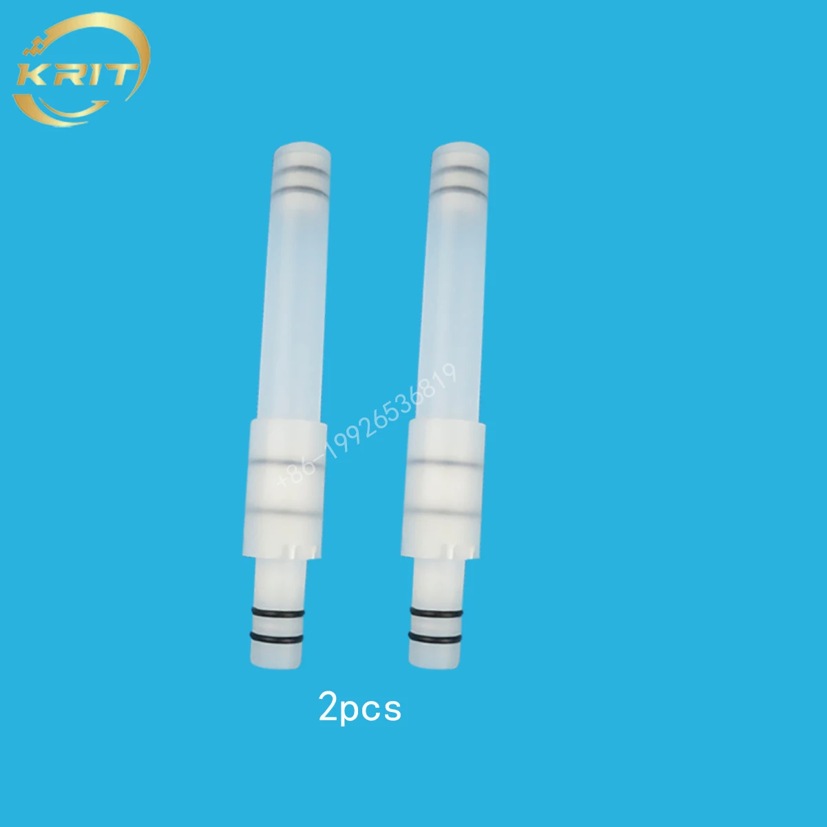 Diameter 20mm YKF VEVOR Ice Cream Maker Parts 2 PCS Puffing Air Tubes Replacement Pipes Cylinder Expansion Rod Original Fittings