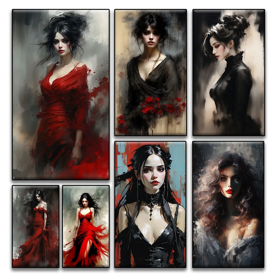 

5D DIY retro beauty embroidery diamond mosaic diamond painting art kit square round rhinestone handmade cross stitch home decor