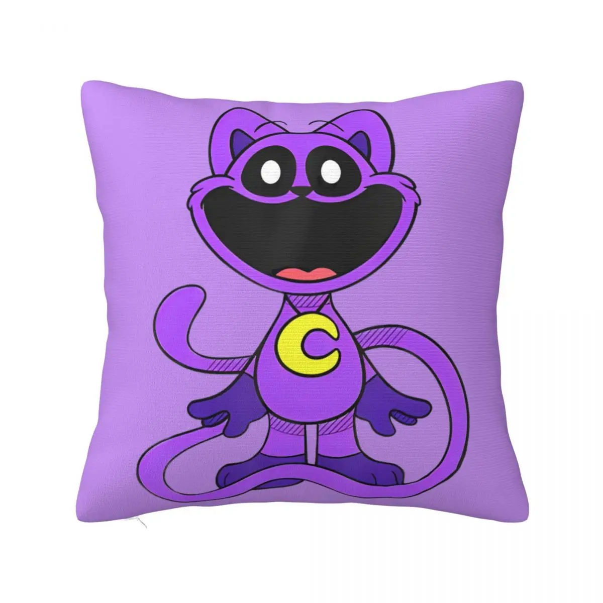 

Catnap Smiling Critters Pillowcase Double-sided Printing Polyester Cushion Cover Decoration Throw Pillow Case Cover Home