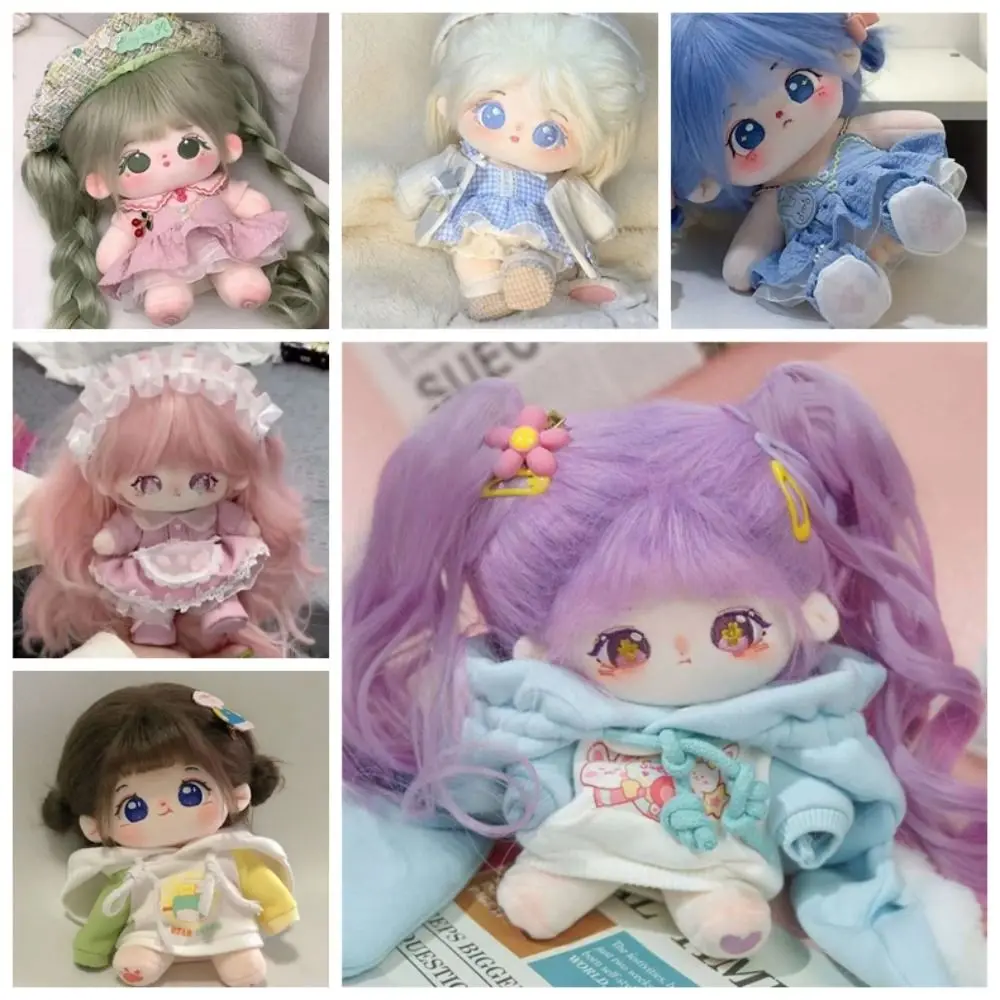 Trendige süße Kleidung für 20 cm große Baumwollpuppen, hübsches hochwertiges JK-Kleid, modische Puppenaccessoires