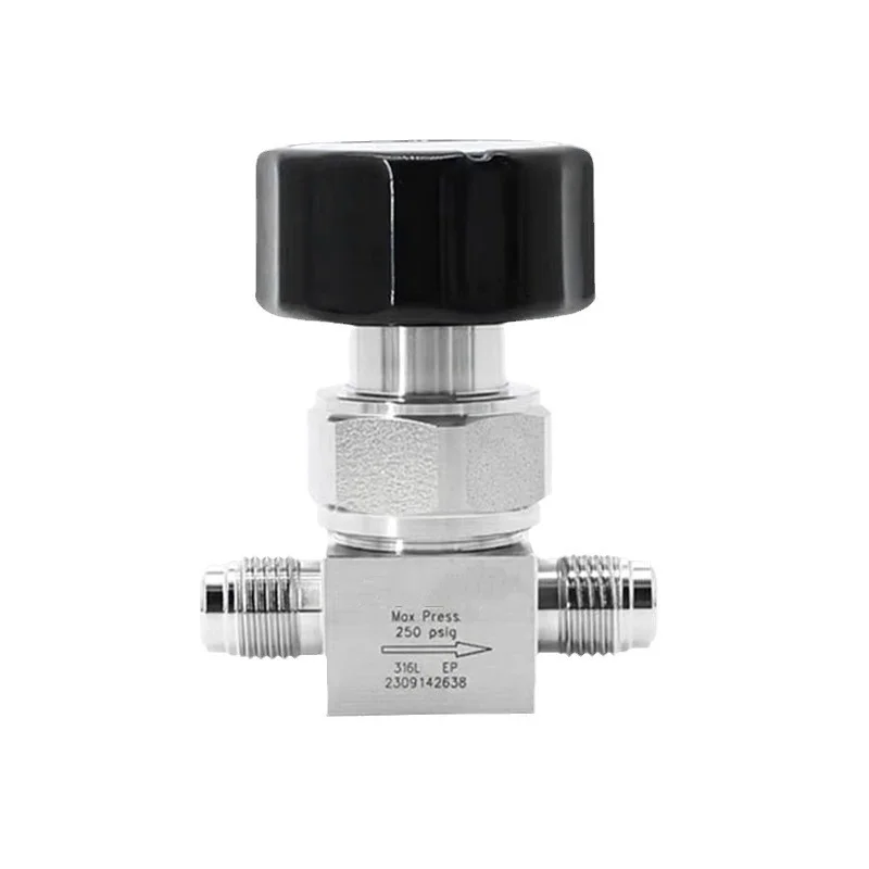 

Ручной мембранный клапан из нержавеющей стали 316L класса EP для сверхвысокой чистоты и воды 1/4Vcr для полупроводникового пылесоса