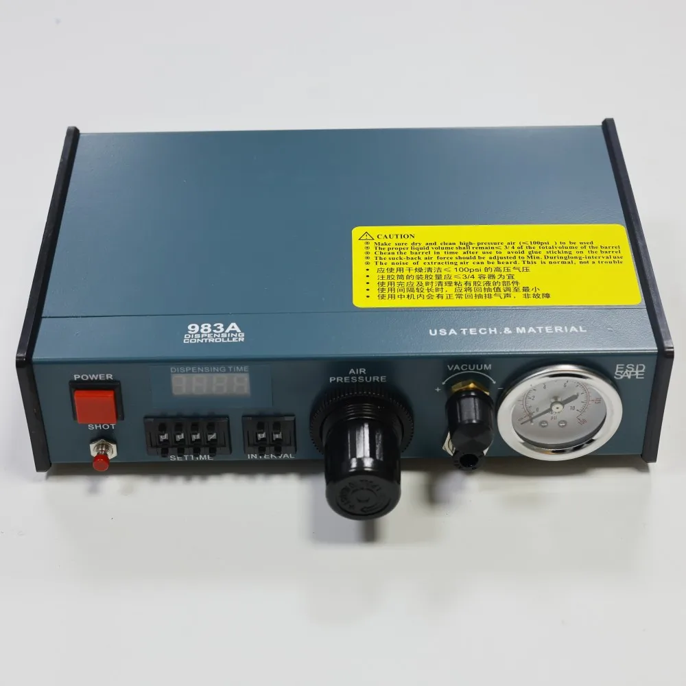 

YDL-983A Professional Precise Digital Auto Glue Dispenser Solder Paste Liquid Controller Dropper 220V Fluid Dispenser Tools