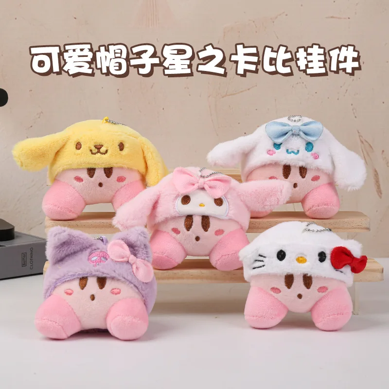New Hello Kitty Melody Kuromi Keychain Cartoon Cute Backpack Decoration Kids Birthday Cute Gift Toy