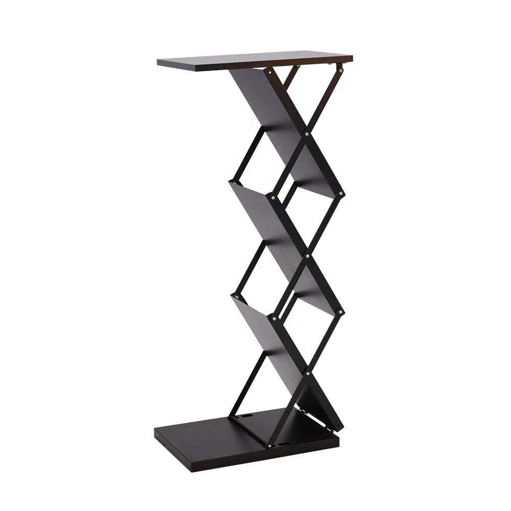 4 x 6 Black Brochure Holder Flyer Magazine Document r Floor Magazine Display Stand