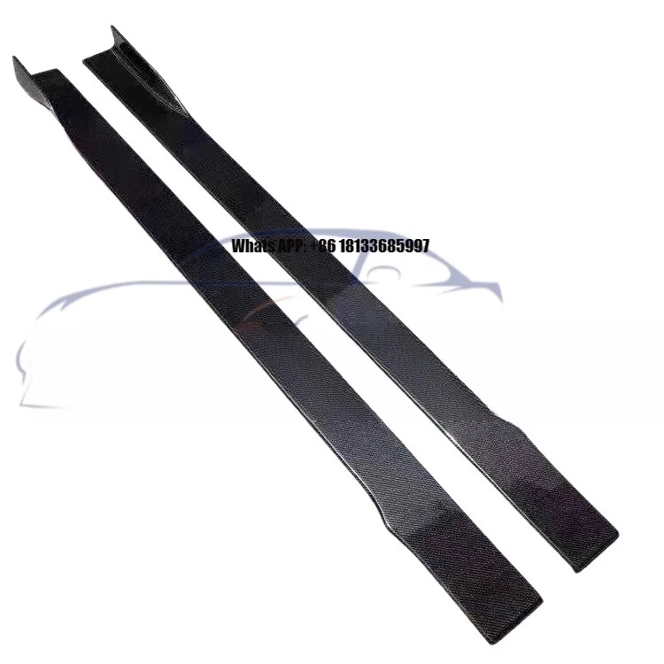 

W213 W205 G05 G12 W117 W118 Universal Carbon Fiber Side Skirt For Car - 230CM