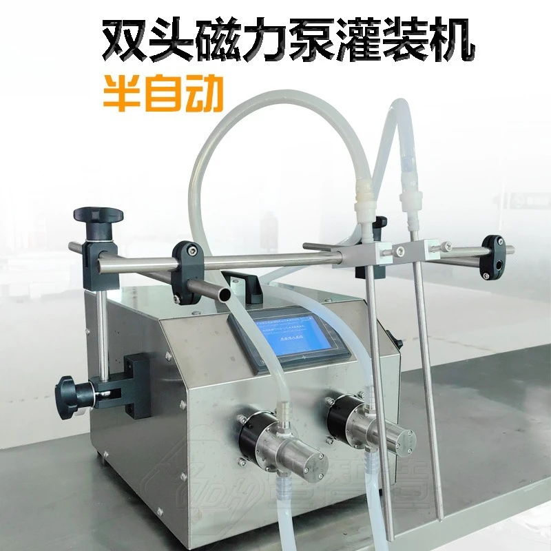 6 Head Small Volume Liquid Filler 20-1000ml High Foam Automatic Filling Machine for Beverage Pharmaceutical Lab