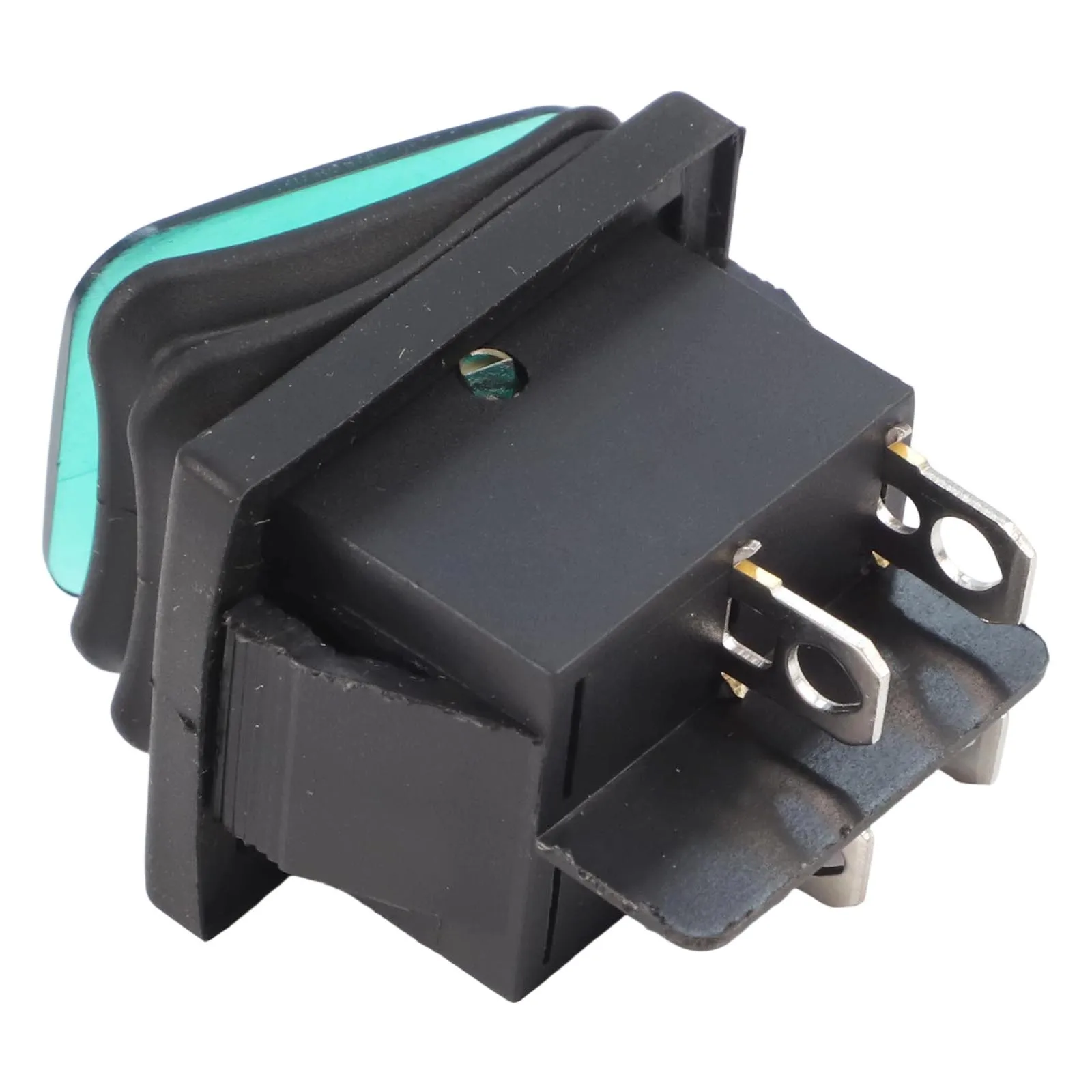 Power Switch Switch Rocker Switch Waterproof Green KCD4 LED Waterproof Rocker With Light 12V/24V/220V Auto Parts