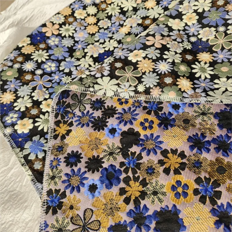 and light color woven jacquard fabric floral for dresses shorts women's clothing