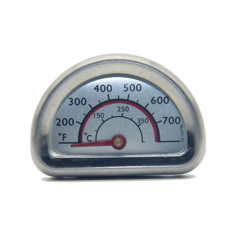 Gauge Pit Grill Thermometer for Smoker Cooking Semicircle Design Gift