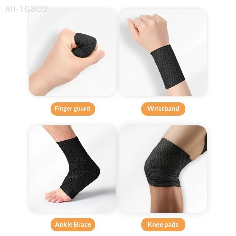 Self Adhesive Bandage Breathable Cohesive Bandage Rolls Elastic Self-Adherent Tape For Sports Wrist Ankle Tape Non Woven Tape