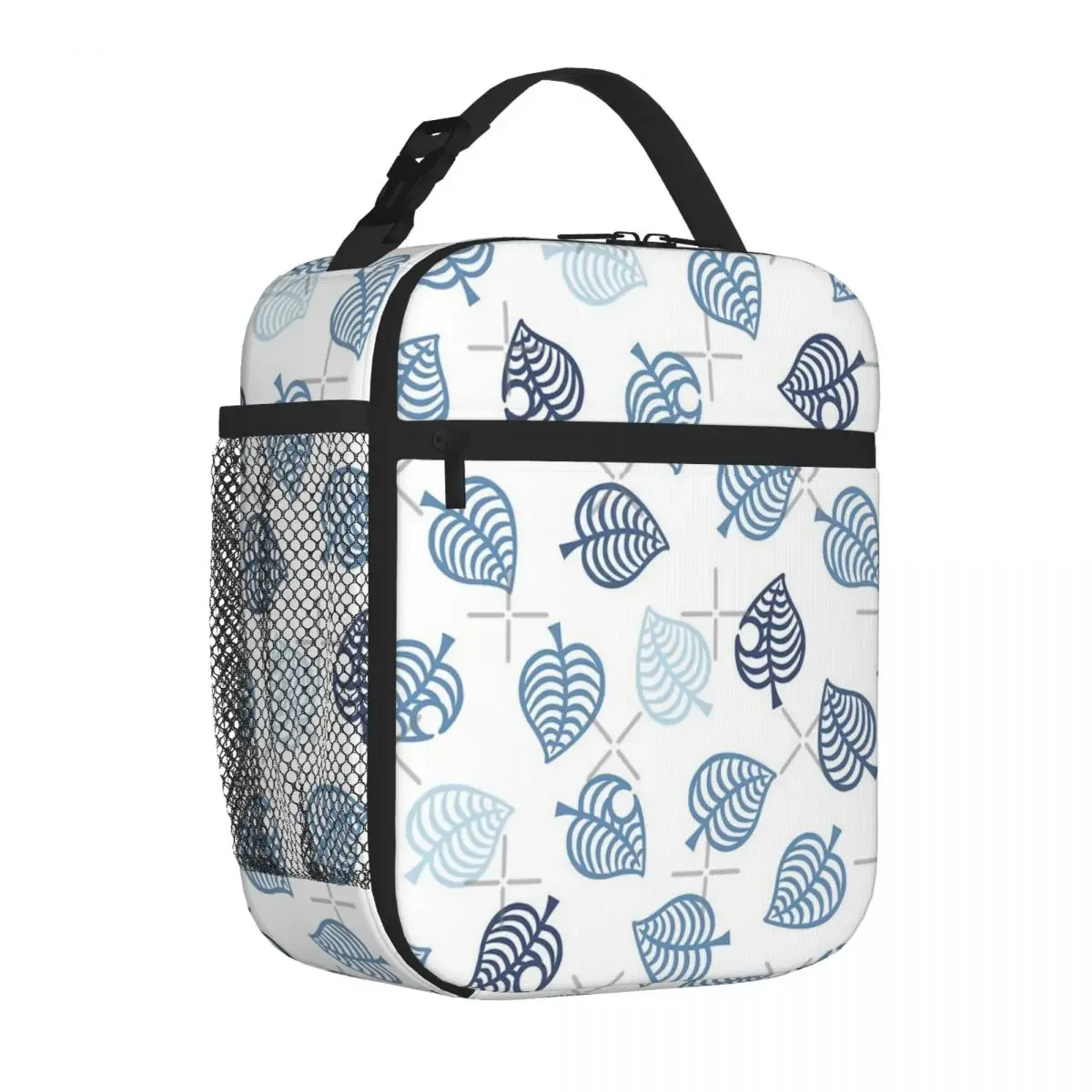 Nook Leaf Aloha Logo Blue On White Lunch Tote Lunch Boxes Lunch Box Kids Thermal Lunch Box