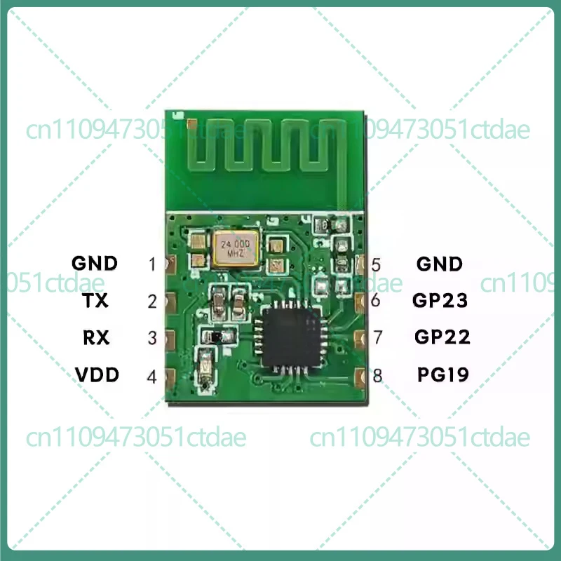 5-25pcs For high performance ble5.3 bluetooth transparent module ultra low power po3621xhb