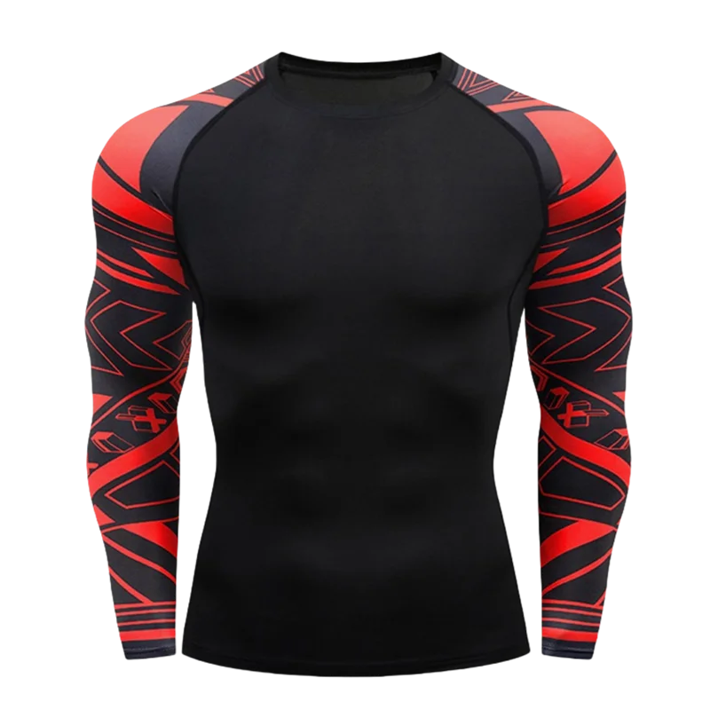 Cody Lundin Men's Compression Gym Wear Swim T Shirt Wholesale Men Gym Wear Slim Fit Rash Guard Compression T Shirt image 5
