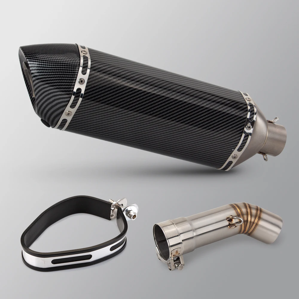 

For Yamaha FZ8 FZ8N FZ8S FZ800 2010 - 2016 Motorcycle Systems Exhaust Muffler Escape Removable DB killer Mid Link Pipe