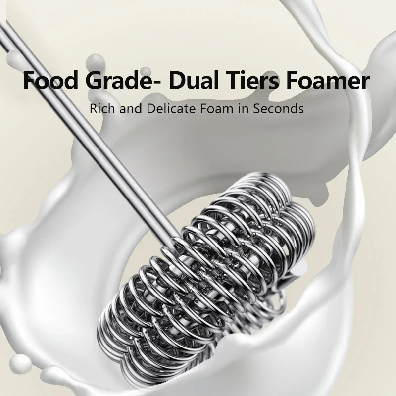 يده الحليب Frother صانع رغوة الحليب الصغيرة الكهربائية خافق البيض 3 سرعات قابل للتعديل صانع فقاعات كهربائية أدوات قابلة للشحن
