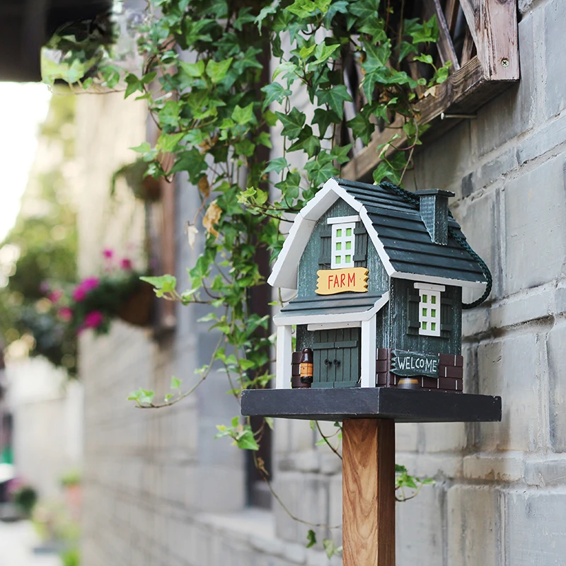 Fine bird feeder, forest garden, indoor gardening, kindergarten, decorative gardening, landscaping, nature education