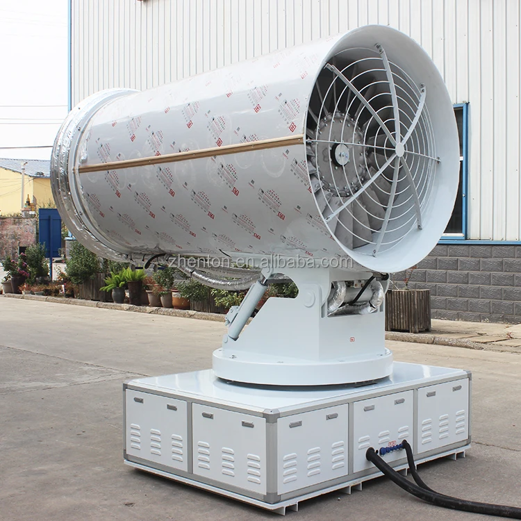 آلة ضباب قمع الغبار، بخاخ رذاذ، مروحة نفاثة للتعدين، هيكل من الفولاذ المقاوم للصدأ، جهاز تحكم عن بعد #4