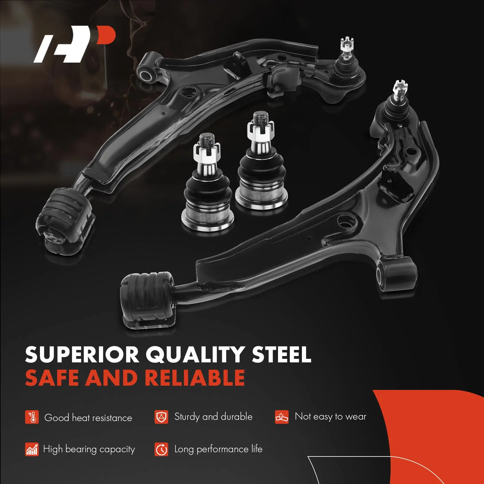 A-Premium 4x Front Lower Control Arm with Ball Joint for Nissan Maxima 1995-1999 Infiniti I30 1996-1999