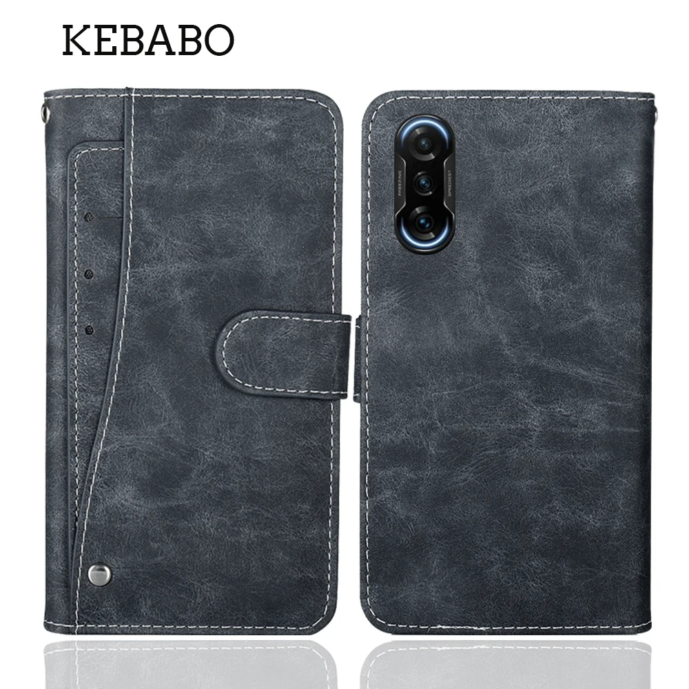 محفظة جلدية عصرية لهاتف Xiaomi Poco F3 F4 F5 F6 Pro GT حافظة فاخرة بفتحات للبطاقات غطاء حماية للهاتف حقائب على شكل كتاب