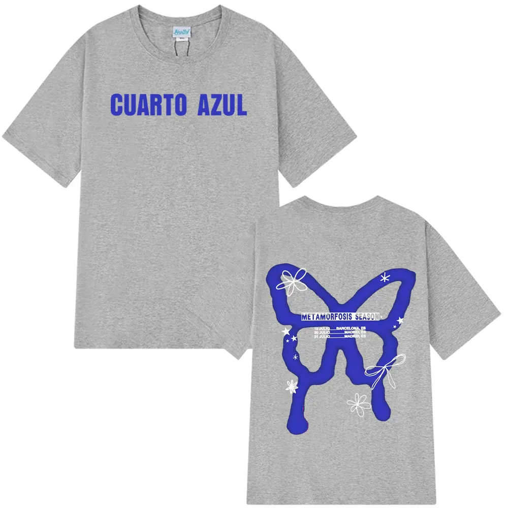 فراشة Aitana موضة الجرافيك تي شيرت الرجال النساء س الرقبة قصيرة الأكمام القطن تي شيرت الملابس الاتجاه الجمالي تي شيرتات قطن #3