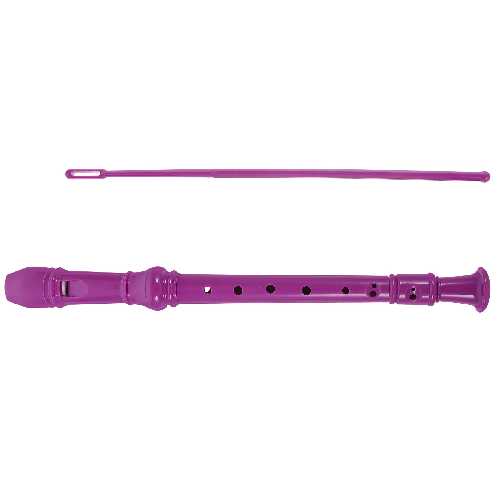 

Soprano Recorder 8 Hole Flute Instrument Cleaning Rod Beginners Teens ABS Material Clear Sound Exquisite Appearance Flannel