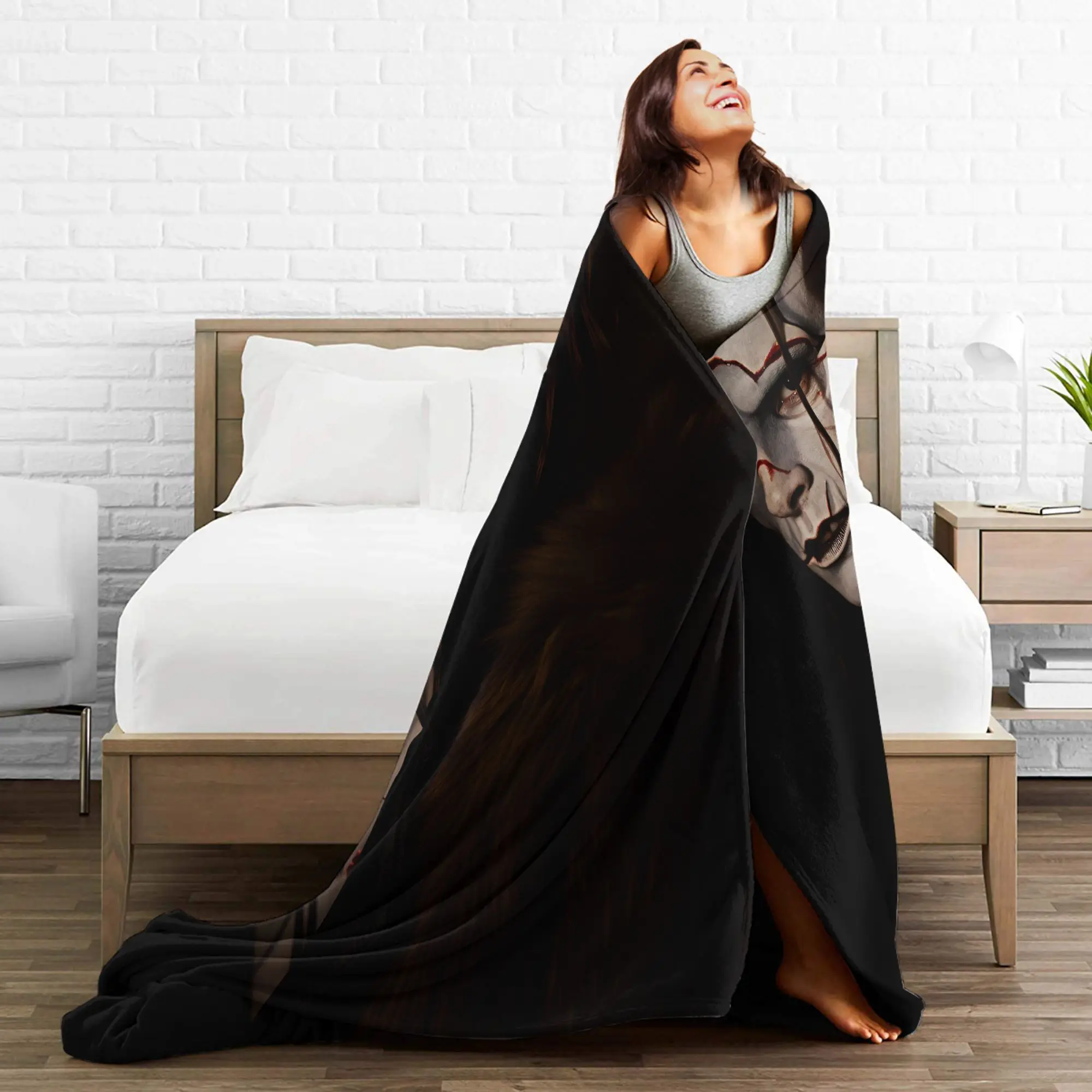 بطانيات فرانكنشتاين مونستر الفانيلا فائقة النعومة لغرفة النوم والسفر مطبوعة غطاء سرير للأريكة #4