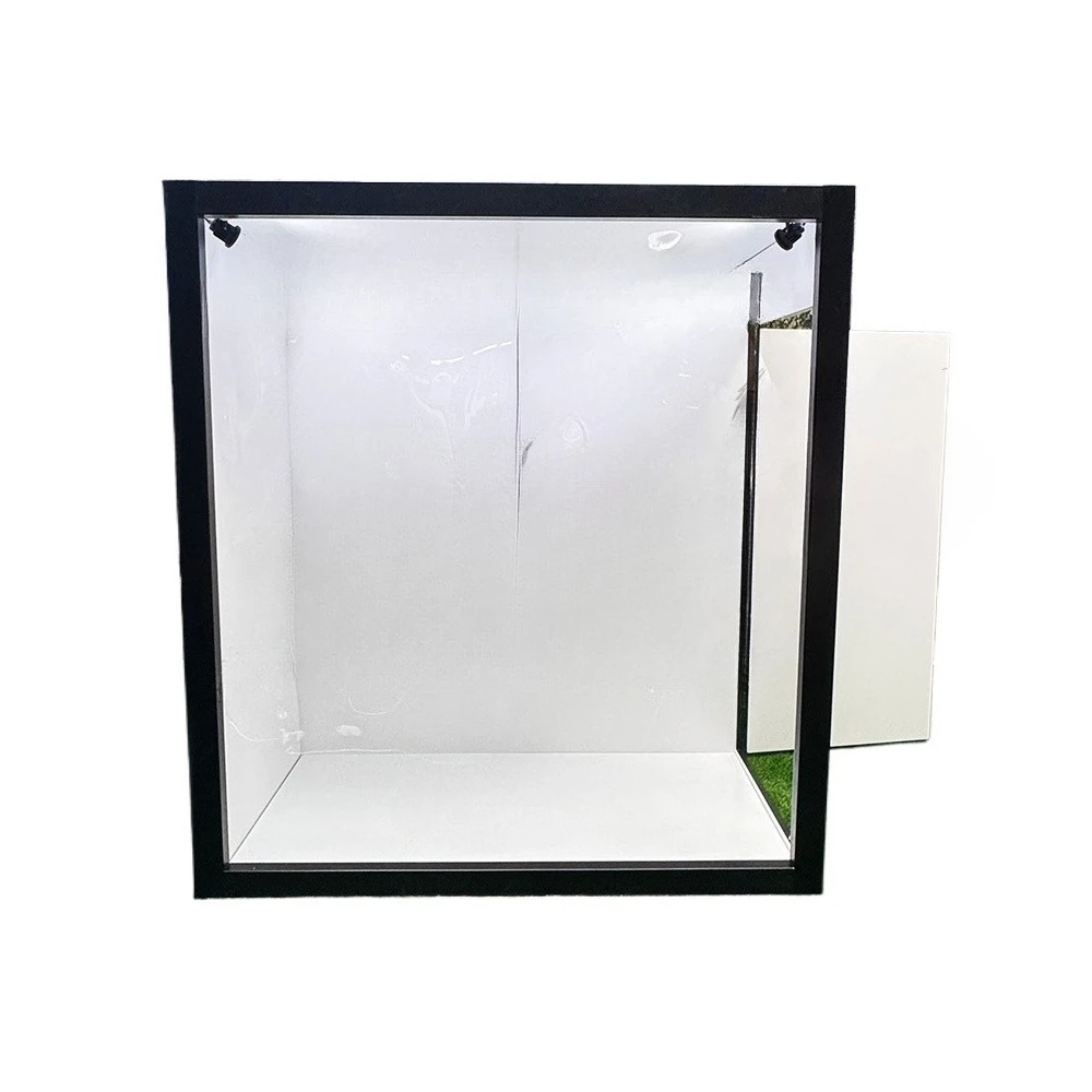 

Custom Wedding Party Photo Booth Box Removable Magazine Photo Booth with Light
